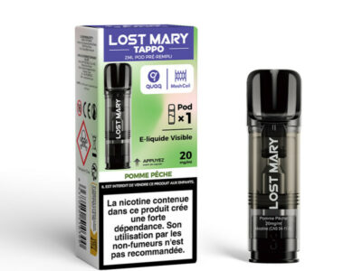 Pod Tappo 2ml 20mg Lost Mary - Pomme Pêche