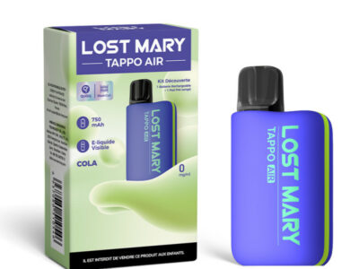 Kit Découverte Tappo Air 00mg Lost Mary - Ocean Blue / Cola