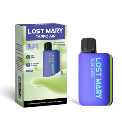 Kit Découverte Tappo Air 00mg Lost Mary - Ocean Blue / Cola