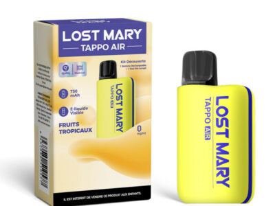 Kit Découverte Tappo Air 00mg Lost Mary - Yellow / Fruits tropicaux