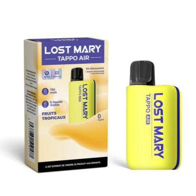 Kit Découverte Tappo Air 00mg Lost Mary - Yellow / Fruits tropicaux