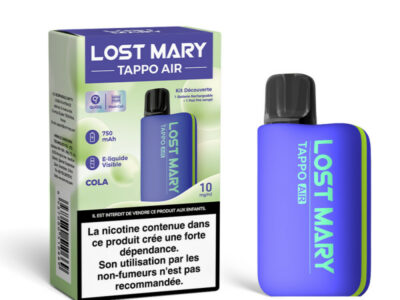 Kit Découverte Tappo Air 10mg Lost Mary - Ocean Blue / Cola