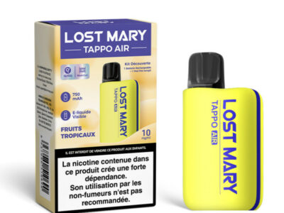 Kit Découverte Tappo Air 10mg Lost Mary - Yellow / Fruits tropicaux