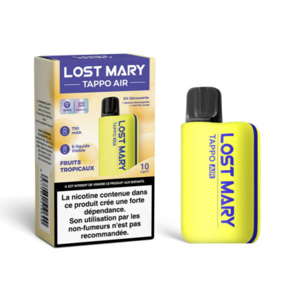 Kit Découverte Tappo Air 10mg Lost Mary - Yellow / Fruits tropicaux