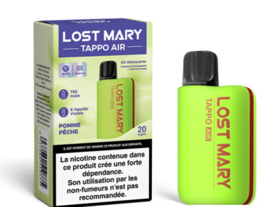 Kit Découverte Tappo Air 20mg Lost Mary - Green / Pomme Pêche