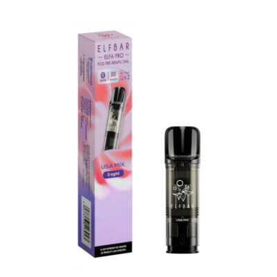 Pack de 2 Pods ELFA Pro 2ml 00mg ElfBar - USA Mix