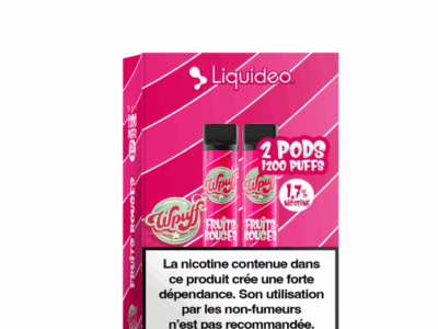 Pack 2 de Pods Wpuff Pod 2ml 1.7% Liquideo - Fruits Rouges