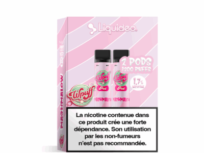 Pack 2 de Pods Wpuff Pod 2ml 1.7% Liquideo - Mashmalow