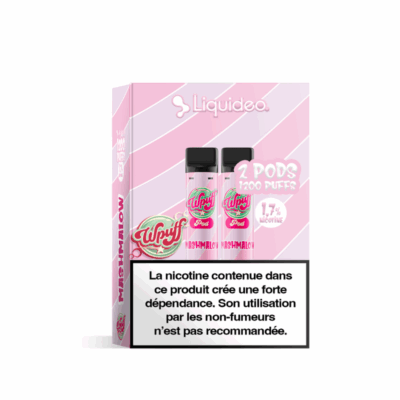 Pack 2 de Pods Wpuff Pod 2ml 1.7% Liquideo - Mashmalow