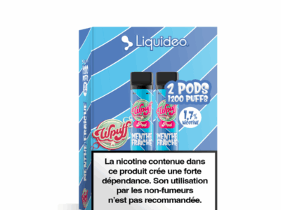 Pack 2 de Pods Wpuff Pod 2ml 1.7% Liquideo - Menthe fraîche