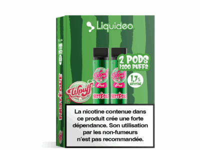 Pack 2 de Pods Wpuff Pod 2ml 1.7% Liquideo - Pastèque