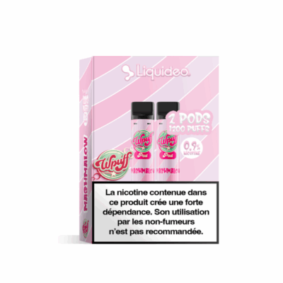 Pack 2 de Pods Wpuff Pod 2ml 0.9% Liquideo - Mashmalow