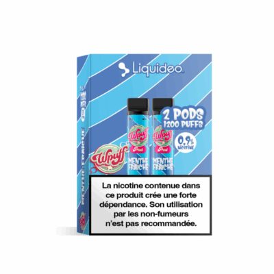 Pack 2 de Pods Wpuff Pod 2ml 0.9% Liquideo - Menthe fraîche
