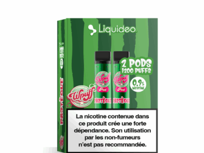 Pack 2 de Pods Wpuff Pod 2ml 0.9% Liquideo - Pastèque