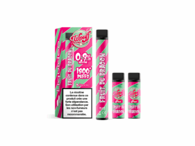 Kit WPuff 1800 Pod + 3 pods 2ml 0.9% Liquideo - Fruit du dragon