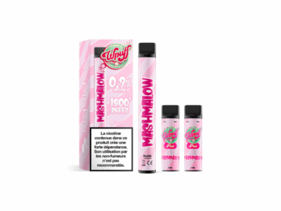Kit WPuff 1800 Pod + 3 pods 2ml 0.9% Liquideo - Mashmalow