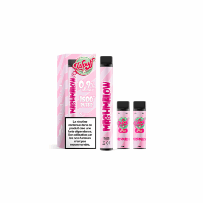 Kit WPuff 1800 Pod + 3 pods 2ml 0.9% Liquideo - Mashmalow
