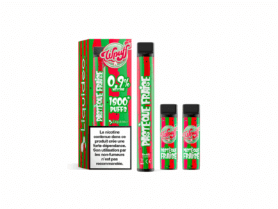 Kit WPuff 1800 Pod + 3 pods 2ml 0.9% Liquideo - Pastèque Fraise