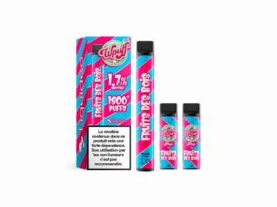 Kit WPuff 1800 Pod + 3 pods 2ml 1.7% Liquideo - Fruits des bois