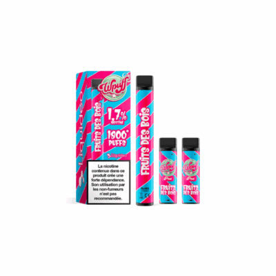 Kit WPuff 1800 Pod + 3 pods 2ml 1.7% Liquideo - Fruits des bois