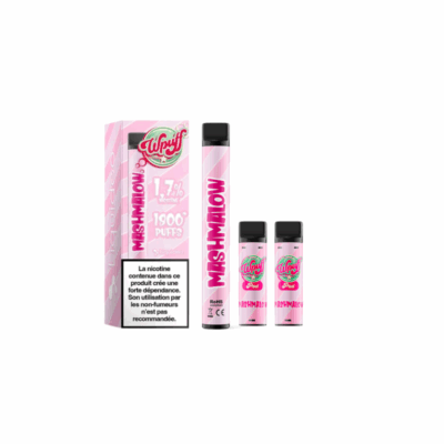 Kit WPuff 1800 Pod + 3 pods 2ml 1.7% Liquideo - Mashmalow
