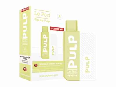 Starter Kit Pod Flip Pulp 2ml 10mg - Pastèque Citron Glacés