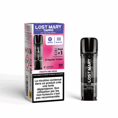 Pod Tappo 2ml 20mg Lost Mary - Fruits des bois