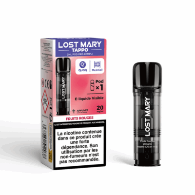 Pod Tappo 2ml 20mg Lost Mary - Fruits Rouges