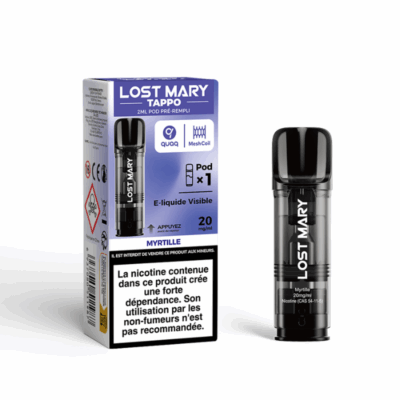Pod Tappo 2ml 20mg Lost Mary - Myrtille