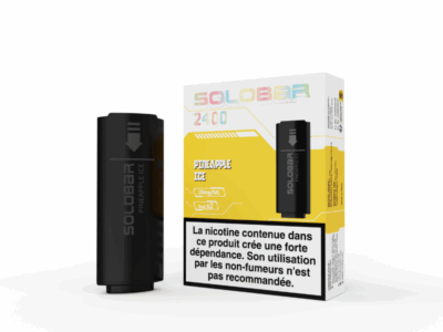 Pack de 2 Pods Solobar 2400 2ml 20mg - Ananas Glacé