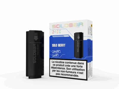 Pack de 2 Pods Solobar 2400 2ml 20mg - Baie