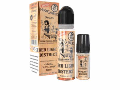 Pack 60ml + 10ml Red Light District Moonshiners - 06 mg