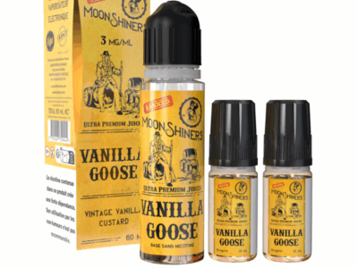 Pack 60ml + 10ml Vanilla Goose Moonshiners Lips - 06 mg