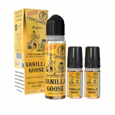 Pack 60ml + 10ml Vanilla Goose Moonshiners Lips - 06 mg