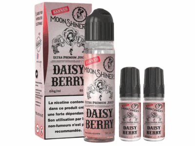 Pack 60ml + 10ml Daisy Berry Moonshiners Lips - 06 mg