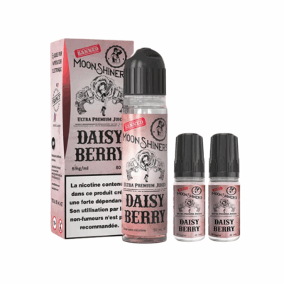 Pack 60ml + 10ml Daisy Berry Moonshiners Lips - 06 mg