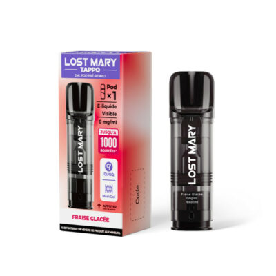 Pod Tappo 2ml 00mg Lost Mary - Fraise Glacée