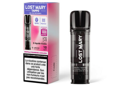 Pod Tappo 2ml 10mg Lost Mary - Myrtille Framboise acidulées