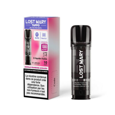 Pod Tappo 2ml 10mg Lost Mary - Myrtille Framboise acidulées