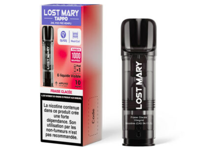 Pod Tappo 2ml 10mg Lost Mary - Fraise Glacée