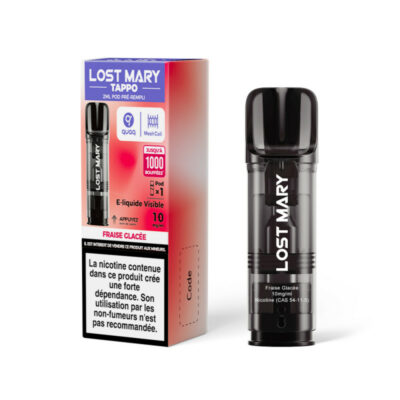 Pod Tappo 2ml 10mg Lost Mary - Fraise Glacée