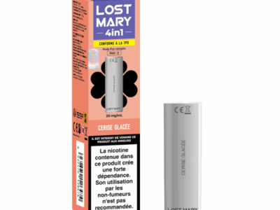 Pack de 2 pods 4en1 2ml 20mg Lost Mary - Cerise Glacée