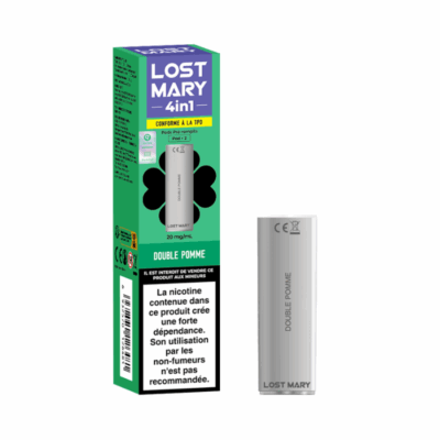 Pack de 2 pods 4en1 2ml 20mg Lost Mary - Double pomme