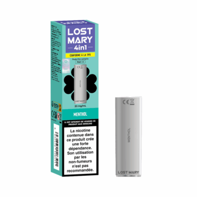Pack de 2 pods 4en1 2ml 20mg Lost Mary - Menthol