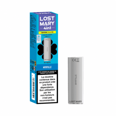 Pack de 2 pods 4en1 2ml 20mg Lost Mary - Myrtille