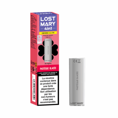 Pack de 2 pods 4en1 2ml 20mg Lost Mary - Pastèque Glacée