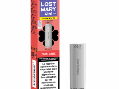 Pack de 2 pods 4en1 2ml 20mg Lost Mary - Pomme Glacée
