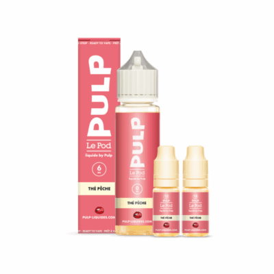 Pack 60ml The Peche Le Pod Liquide Pulp - 06 mg
