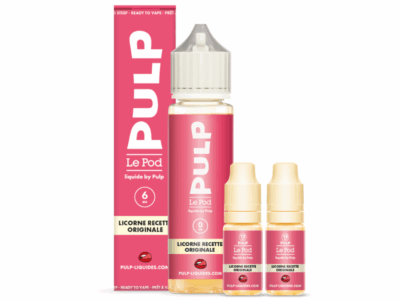 Pack 60ml Licorne Recette Originale Le Pod Liquide Pulp