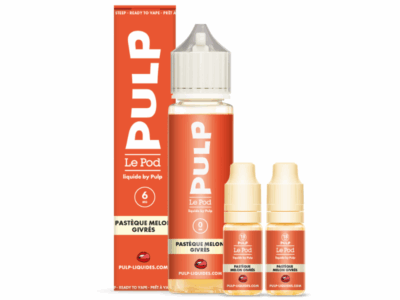 Pack 60ml Pasteque Melon Givres Le Pod Liquide Pulp - 06 mg